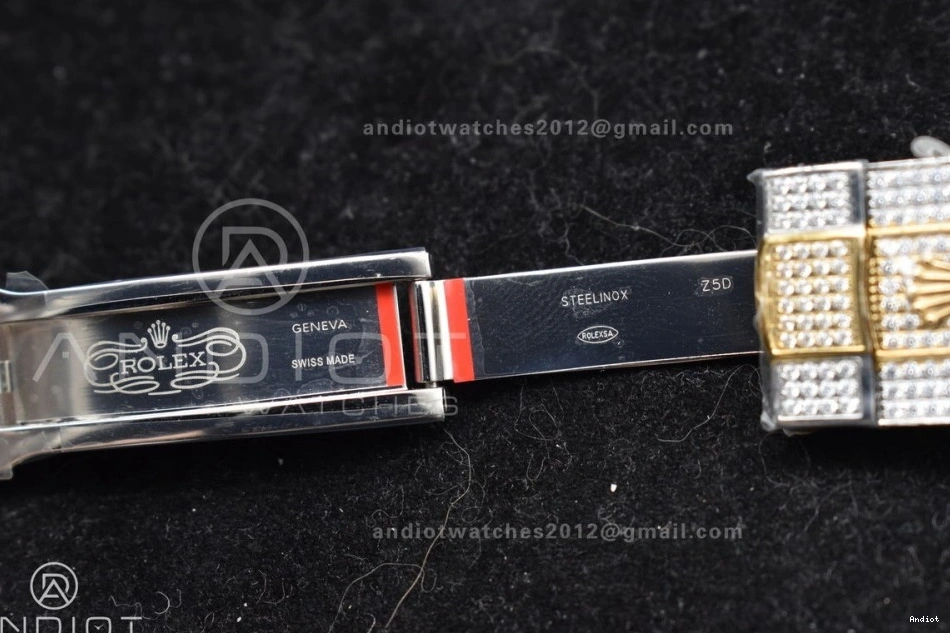 Gold Best Roman 41mm Diamond Version TWD 2 Dial DateJust Yellow Tone 0326